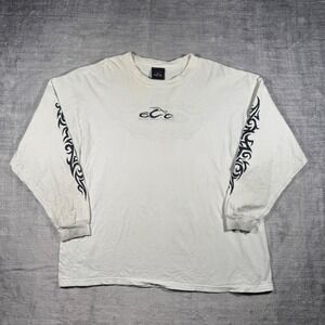 Orange County Choppers Shirt Mens 2XL White Vintage Y2K Long Sleeve Tribal Biker